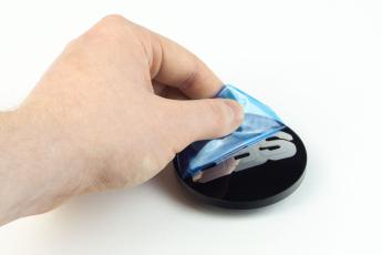 Preview: 4 x BBS 2D Nabendeckel Ø56mm chrom, Logo grau/weiß - 10023599 0924487